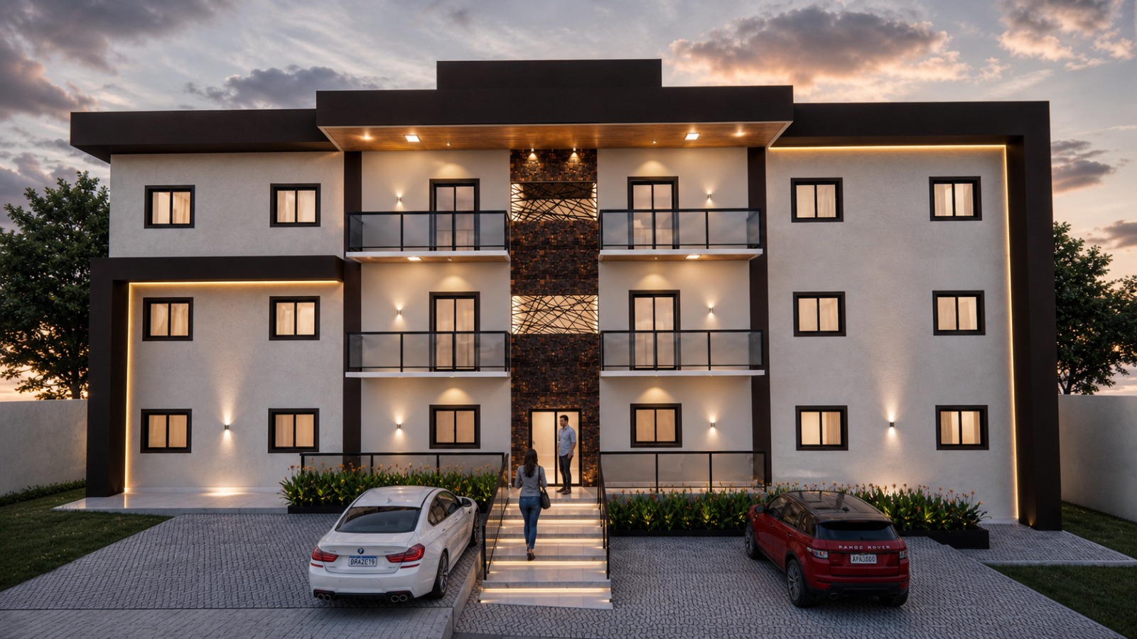 Fachada Residencial Jardim Atlântico